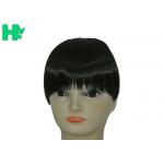 Short Straight High Temperature Synthetic Fringe With Headband Easy Clip On Side for sale