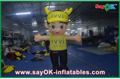 China Events Party Moving Inflatable Cartoon Characters With Oxford Cloth supplier