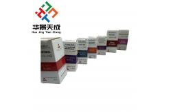 China Test E  Injection Oil Hologram Labels And Boxes 10ml Vial Box Paper Packaging supplier