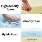 60*180*12cm Memory Foam Lash Bed Topper Knitted Fabric Lash Mattress