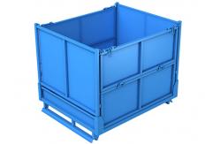 China Storage Metal Pallet Cage Large Stillage Container Stackable 1000x800 supplier