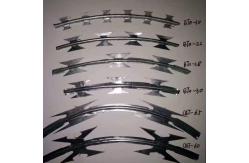 China 30 Loops BTO-22 Concertina Razor Wire Coil supplier