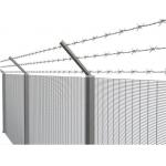 4.5mm Prision Concertina Razor Wire Fence PVC Coated Wire Mesh Fence Anti Acid for sale