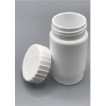 60ml Round HDPE Pharmaceutical Containers , White Plastic Tablet Containers With Cap for sale