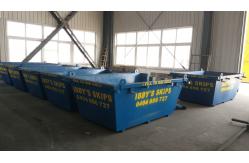China Heat Resistant Steel Skip Bin 5-12m3 Capacity For Desert Climate supplier