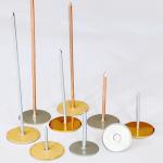Galvanized Steel Cup Head Welded Pins Designed To Weld Through And Secure Wraps Insulation To HVAC Ducts for sale