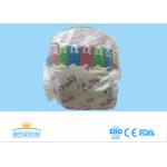 Anti Leak Infant Baby Diapers Non Woven Topsheet Green Disposable Diapers for sale