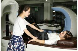 China Reliable Silver Spinal Decompression Table With Touch Screen Computer supplier