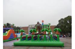 China PVC Commercial Giant Inflatable Obstacle Course / Adult Inflatable Slide supplier