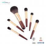 8PCS Makeup Gift Brush Cosmetic Set With Synthetic Hair Rose Gold Ferrule for sale