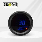 Black 2'' LED Boost Gauge Psi Turbo Meter Sinco Tech 6111 Auto Mobile 12v Cars for sale