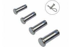 China Galvanized SS304 Round Head Clevis Pin With Hole supplier