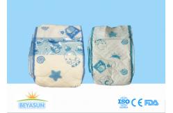 China Custom Printed Newborn Baby Diapers Super Soft With Double Pp Tapes supplier