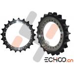 Crack Resistance PC180 Excavator Drive Sprockets For Digger Undercarriage Parts for sale