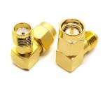 Elbow RF SMA Type Male To Female Connector For Network Booster for sale