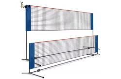 China 12.8*1.07m Portable Practice Net PE Tennis Training Nets Black supplier