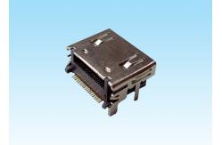 China 19 Pin HDMI Cable Connector Gold Plated Contact Housing Long Service Life supplier