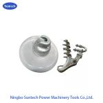 70KN Transmission Line Porcelain Disc Suspension Insulator With Cap for sale