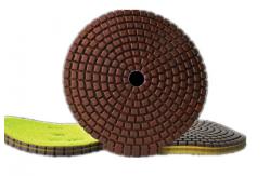 China Durable Diamond Polishing Pads , High Efficiency Diamond Terrazzo Polishing Pads supplier