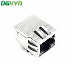 Single Port 10/100 Base-T RJ45 Female Connector 8P8C With Leds for sale