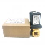 Burkert Solenoid Valve Brass Body 00308120 G1 2/2 Normally Open 25 Flow Hole FKM (Fluororubber) Seal 8W 1-25bar for sale
