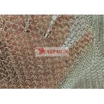 SS304 Chainmail Welded Ring Mesh 0.8mm Wire 7mm Ring For Decoration for sale