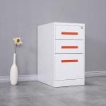 3 Drawer Cyber Lock 20.8KG Metal Mobile Pedestal With Wheels for sale