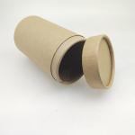 Biodegradable Full Kraft Paper Tubes Embossing Logo For Tea / Dried Food for sale