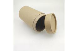 China Biodegradable Full Kraft Paper Tubes Embossing Logo For Tea / Dried Food supplier