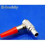 Lemo Compatible Connector FHG 00B 0B 1B 2B Right Angle Circular Cable Connector 90 Degree Male Plug for sale