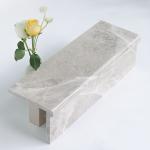 Firebrick Stair Ceramic Tiles , Gray Granite Tiles For Staircase for sale