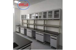 China Durable Antirust Lab Work Bench , Chemical Resistant Lab Cabinets And Countertops supplier