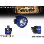 2.2AH Cordless Cap Lamp , 4000 Lux 1W Portable Cordless Led Miners Cap Lamp for sale