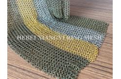 China Chainmail Metal Weld Wire Odm Ring Mesh Curtain For Ceiling Treatment Drapery supplier