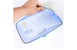 China Rectangular Silicone Stretch Reusable Lids Stretchable Food Covers supplier
