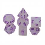 Smooth Crystal Resin RPG Dice Handcraft Resin Polyhedral Dice