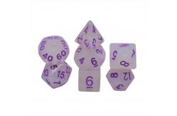 China Smooth Crystal Resin RPG Dice Handcraft Resin Polyhedral Dice supplier