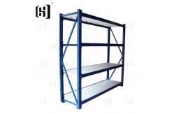 China Metal Wire Net Grid Panel Warehouse Storage Shelves Iron Light Duty supplier
