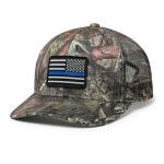 Plain Camo Trucker Hat Mesh Back with embroidery patch, Unisex Mesh Trucker Cap for sale