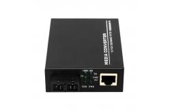China 10/100Mbps 1xRJ45+1xSFP port Fiber media converter for CCTV Security system supplier
