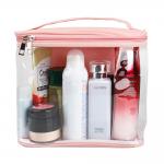 Leak Proof Zipper Clear Travel Bags For Toiletries for sale