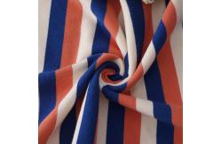 China Lycra Cotton Pique Knit Fabric 163cm Yarn Dyed Stretch Soft Texture supplier