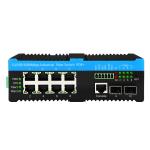 Gigabit 802.3bt PoE Managed 8 Port Switch 2.5G Fiber Web L2 Managed Fanless 720W for sale