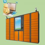 SMS Input Password Parcel Delivery Lockers With Android System And Barcode for sale