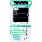 Green Coin-Operated LED Desktop Hardware Claw Arcade Machine for sale