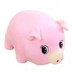 30cm Polyester Pink Yellow Pig Stuffed Plush Toys Large Pet Sleep Pillow for sale