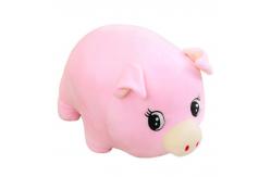China 30cm Polyester Pink Yellow Pig Stuffed Plush Toys Large Pet Sleep Pillow supplier