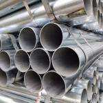 Q345 Hot Dipped Galvanized Steel Round Tube High Tenacity For Natural Gas for sale