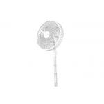 Portable Foldable Pure Copper DC Motor Fan Button RF Control Type for sale