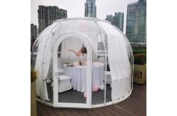 China Waterproof Windproof Camping Polystyrene PC Bubble Tent Transparent Dome House supplier